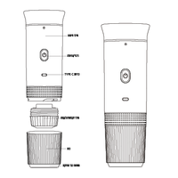 מכונת קפה אספרסו ניידת קפסולות אספרסו POLO SWISS.