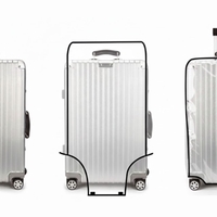 סט כיסויים שקופים PVC למזוודות בגדלים ,20,24,28,30 אינץ'.