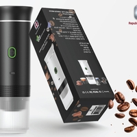 מכונת קפה אספרסו ניידת קפסולות אספרסו POLO SWISS.