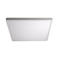 צמוד תקרה מרובע דק TIME 45X45CM CCT 48W בגימור לבן/שחור
