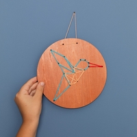 רקמה על עץ! חיות :)