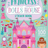 חוברת מדבקות בית בובות - נסיכות!