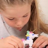 פלוס פלוס- לומדים לבנות חדי קרן! 275 חלקים