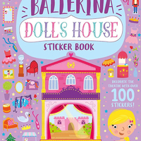 חוברת מדבקות בית בובות - בלרינות!