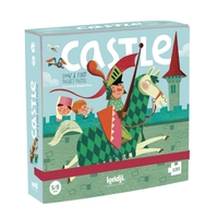 פאזל קטן טירה ואביר! 100 חלקים TO GO