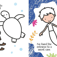 חוברת צביעה ראשונה- בנות ים!