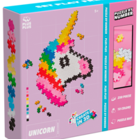 פלוס פלוס- פאזל בונים חד קרן! 250 חלקים