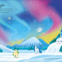 חוברת קטנה מדבקות מנצנצות חדי קרן