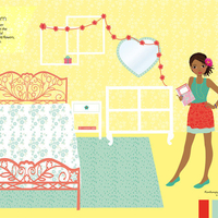 חוברת מדבקות עיצוב בית