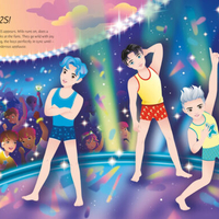 חוברת הלבשה מדבקות 5+ קיי פופ K-POP