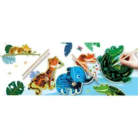 משחק חיות מגנטי לגירוד במארז מהודר