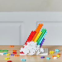 פלוס פלוס- 600 חלקים בצבעי קשת בענן