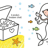 חוברת צביעה ראשונה- בנות ים!