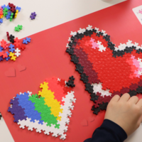 פלוס פלוס- פאזל בונים לבבות 250 חלקים