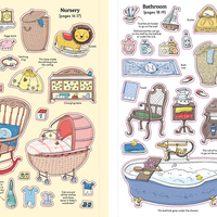 חוברת מדבקות בית בובות!