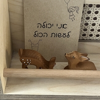 כרטיסיות חיזוק ומעמד מעץ