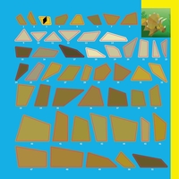 צביעה במדבקות לילדים- דינוזאורים