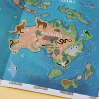 חיות העולם! פוסטר ענק ומדבקות