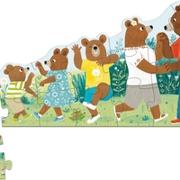 פאזל משפחת הדובים (מקטן לגדול)