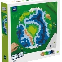 פלוס פלוס- פאזל מספרים גדור הארץ!-800 חלקים