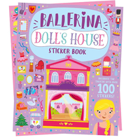 חוברת מדבקות בית בובות - בלרינות!