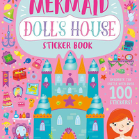 חוברת מדבקות בית בובות - בנות ים!