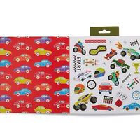 חוברת צביעה ריחנית עם מדבקות מכוניות!