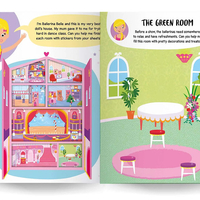 חוברת מדבקות בית בובות - בלרינות!