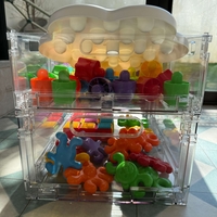 ארגז אחסון (L) אקרילי גדול ומעולה למשחקים