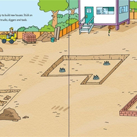 חוברת מדבקות אתר בנייה