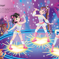 חוברת הלבשה מדבקות 5+ קיי פופ K-POP