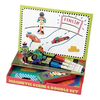 מארז משחק מגנטי- מכוניות!