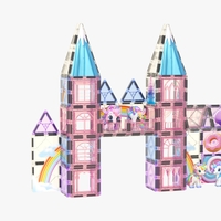 candy castle set - 100 חלקים מיוחדים עם הדפסות - Unicorn