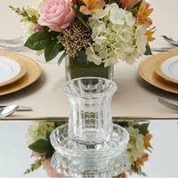 UK42495 גביע קריסטל מהודר ללא רגל 9 ס