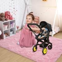 עגלת לבובת ניו יורק דמוי דונה - דגם שחור