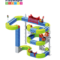 מסלול מירוצים רכבת מגנטית - 157 חלקים