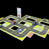 נמל תעופה מגנטי 60 חלקים כולל 4 מטוסים