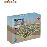 נמל תעופה מגנטי 60 חלקים כולל 4 מטוסים