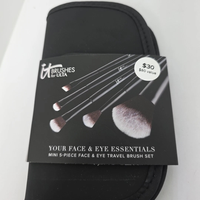 it for ULTA - Mini 5-Piece Face & Eye Travel Brush Set in Black Travel Case.