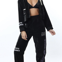 ג'קט קפוצ'ון לנשים ISABELLA בשחור מידה L