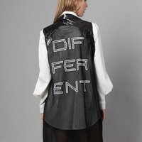 Antigo - וסט ארוך עם הדפסים גרפיים (Long Graphic Vest)