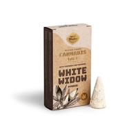 קטורת קונוס טבעית טרפנים קנבוס White Widow בהירות מיקוד ויציבות פנימית Sagrada Madre