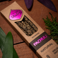 קטורת מקל פטצולי טבעית מבית Sagrada Madre לניחוח אדמתי עמוק וקרקוע