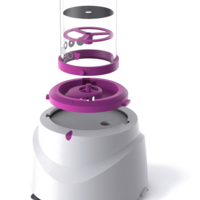 קולונה פטנט ניוס טורק 2 ליטר - Nyos Torq Patent Media Reactor 2L