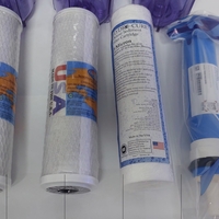 מערכת אוסמוזה הפוכה 4 שלבים כולל סננים אמריקאיים (בתי סנן שקופים) - Reverse Osmosis 4 stage System with American Filter and Transparent Filter House