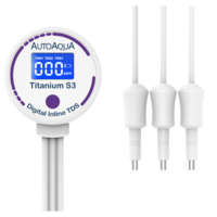 מד TDS דיגיטלי 1/2/3 נקודות בדיקה אוטו אקווה - AUTOAQUA Digital Titanium S1/2/3 Inline TDS Meter