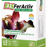 דשן לצמחים אי15 פראקטיב 40 טבליות - DENNERLE E15 FerActiv Iron Fertilizer