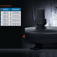 משאבת העלאה מקספקט 8000 ליט”ש כולל בקר maxspect MJ-DC8K