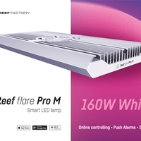 תאורת לד ריף פלייר פרו 160W צבע לבן - REEF FACTORY Reef flare Pro M White