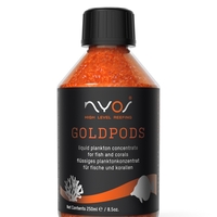 פלנקטון נוזלי מרוכז GOLDPODS קופיפודים ארקטיים להזנת אלמוגים ודגים ניוס 250 מ